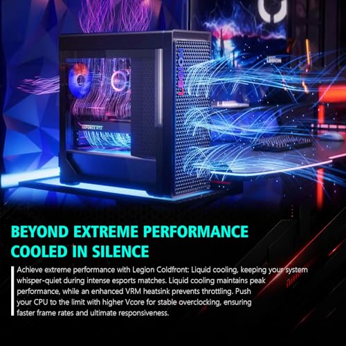 Image of Lenovo Legion Tower 7i Gen 10 Gaming Desktop, Intel Ultra 9 285K, RTX 5080 16GB GDDR7, 64GB DDR5 5600MT /s(2 x 32GB), 8TB SSD, Legion Coldfront Cooling w /USB Hub,KB&Mouse, Copilot AI Windows 11 Pro