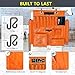 Lineman Tool Board, Aerial Apron w/Magnet, Bucket Truck Tools Organizer with Over 16 Pockets, Tool Organizer for Bucket Trucks and Lineman, Includes Two 2” Bucket Hooks