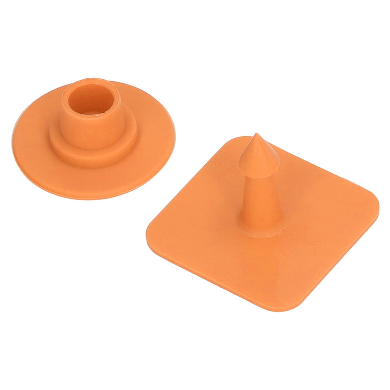 Cocoarm Etichetta Auricolare Etichetta Auricolare per Bovini in Poliuretano 100 Pezzi 32 X 32 Mm Marcatore Identificativo Vuoto per Suinetti Allevatori di Bestiame per Documenti di Allevamento