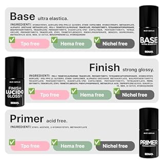 Kit Semipermanente Unghie Professionale, Kit Ricostruzione Unghie Gel Completo, Lampada Uv Led 48w, Smalto Unghie Primer, Base & Top Coat Semipermanente (Classico)