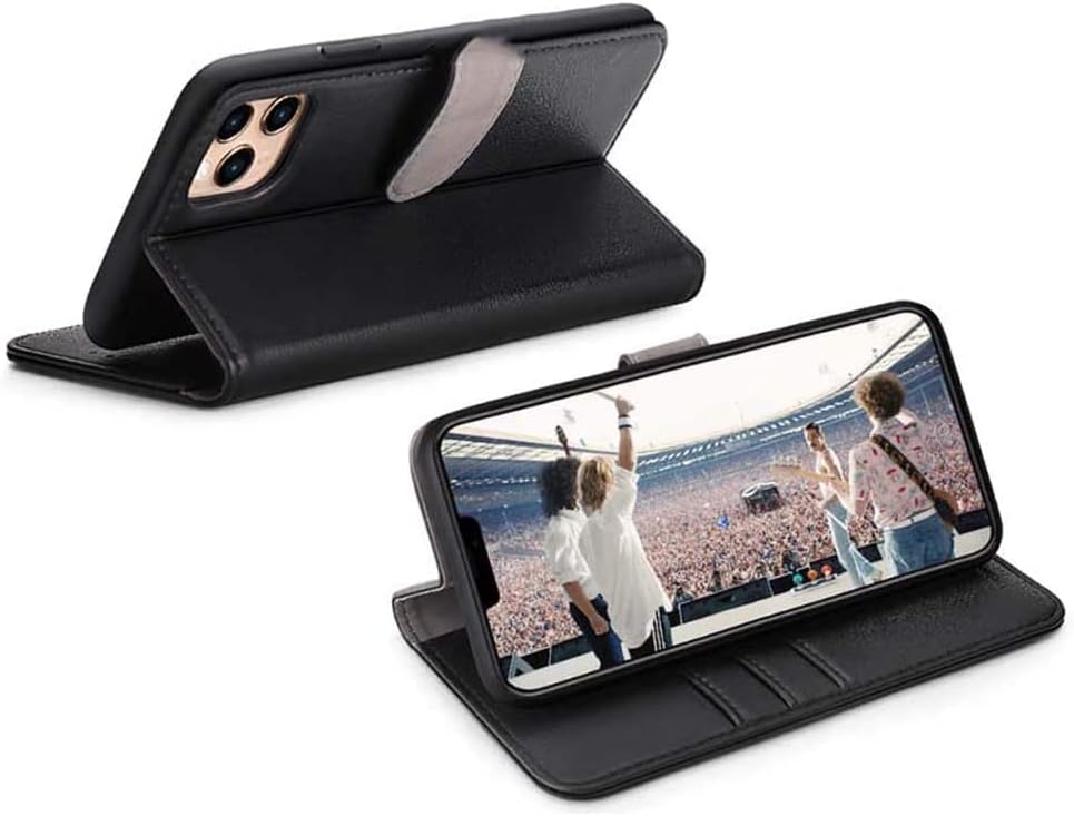 Miniatura 3 de FOUNCY Cartera de piel sintética tarjetero Funda para teléfono, funda con soporte abatible a prueba de golpes para Apple iPhone 12 Pro Max (2020) de