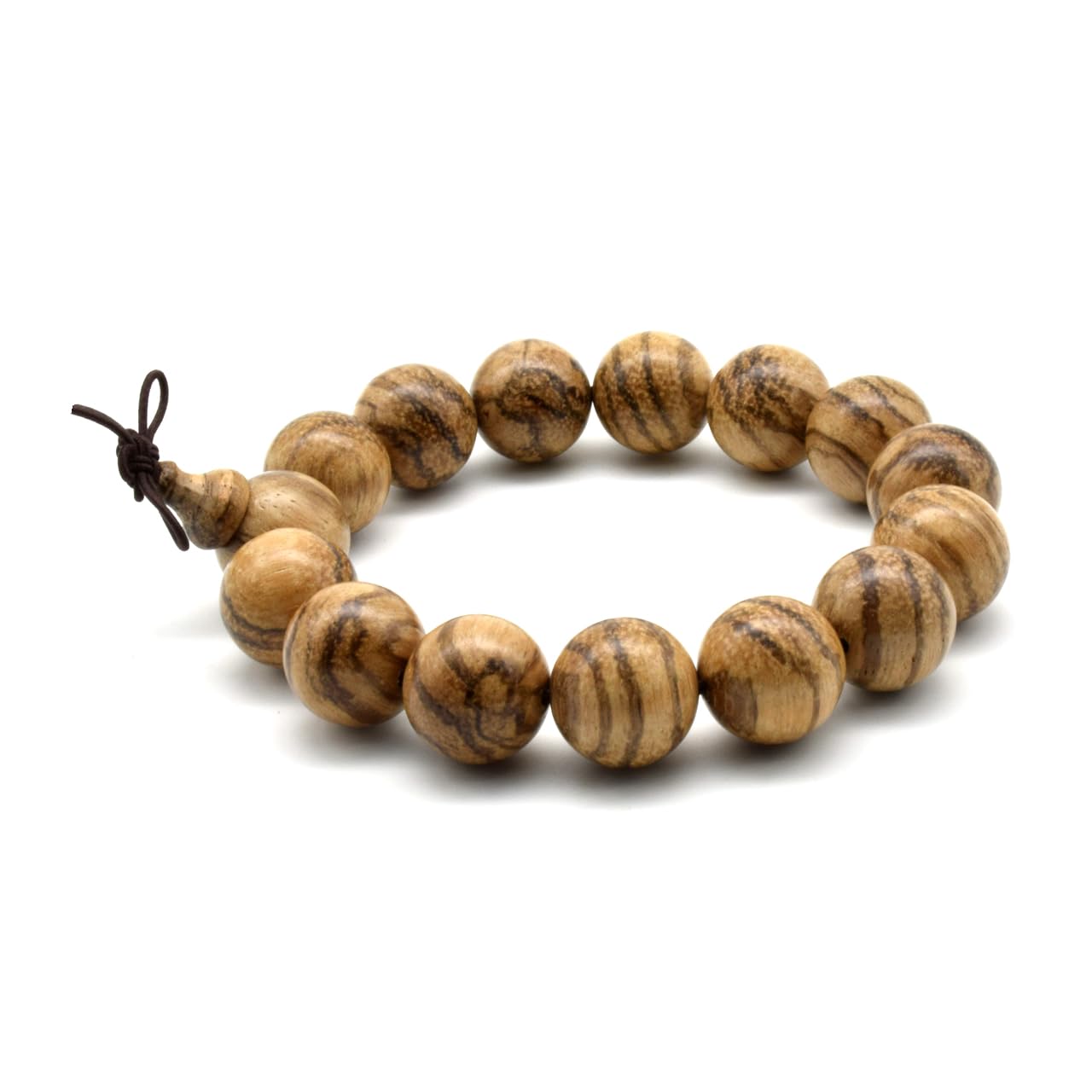 Zen Dear Unisex Natural Oud Agarwood Vietnam Buddhist Prayer Beads Japa Mala Necklace Bracelet Beads