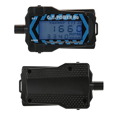 Goolsky G.T.Power RC Digital Professional Tachometer Revolution Meter for RC Aircraft Helicopter Quadcopter
