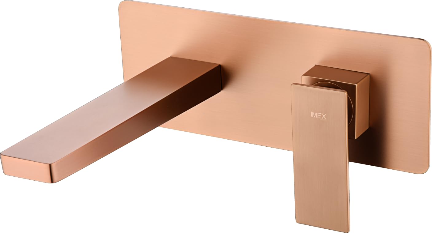 GLP048/ORC PISA Empotrado Lavabo Oro Rosa Cepillado