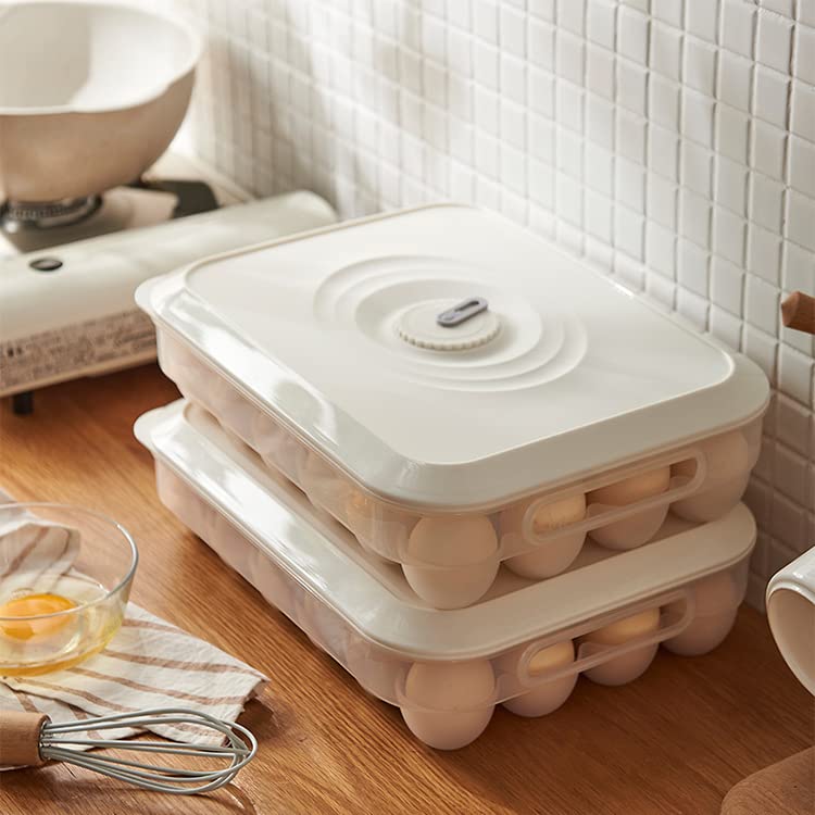 HMSUPPLY 2448 Large Fridge Organizer & Egg Storage Replace Egg