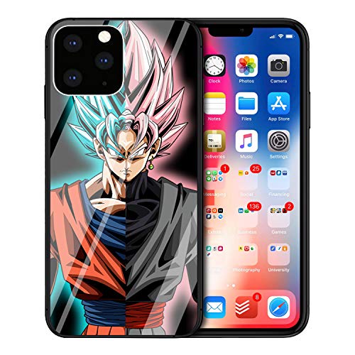 MIM UK Dragon Ball Z Super Tempered Glass iPhone Case Covers Compatible for All iPhones (Pure Evil, iPhone 12 Pro Max) MIM UK Dragon Ball Z Super Tempered Glass iPhone Case Covers Compatible for All iPhones (Pure Evil, iPhone 12 Pro Max)