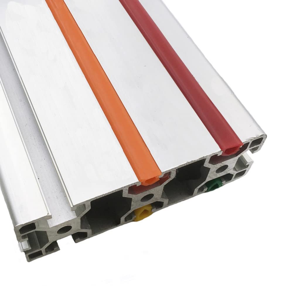 アルミプロファイルスロットカバーフラットシール 6M 6 mm 1個 Amazon