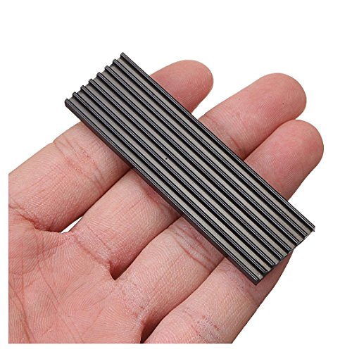 Alluminio Dissipatore di calore-2Pack Kalolary Chipset Dissipatore di calore Pinna di raffreddamento con pad termico in silicone per NVME NGFF M.2 2280 SSD, FAI DA TE Laptop PC Memory raffreddamento