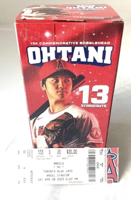 当日チケット付 エンゼルス 大谷翔平 ボブルヘッド 13奪三振 ブルージェイズ戦 球場限定】大谷翔平 ボブルヘッド 13奪三振 2023年4月8日 - メルカリ