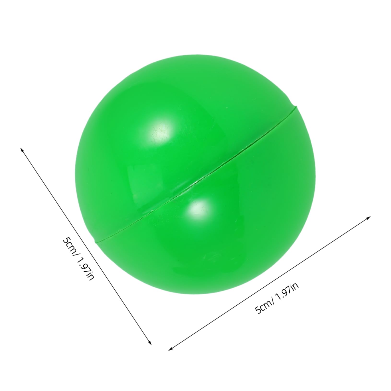 Cabilock Raffle Drawing Balls 50pcs Interesting Game Balls Balls for Home Party Plastic Balls Openable for Surprise
