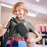 FuninCrea Fanny Pack, wodoszczelna nylonowa saszetka biodrowa z regulowanymi paskami dla kobiet i mężczyzn, modna torba na pasek z 3 kieszeniami z siateczki do treningu, biegania, podróży, wędrówek
