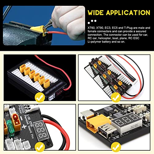 Connecteurs XT60 XT90 et gaines thermorétractables pour batterie RC