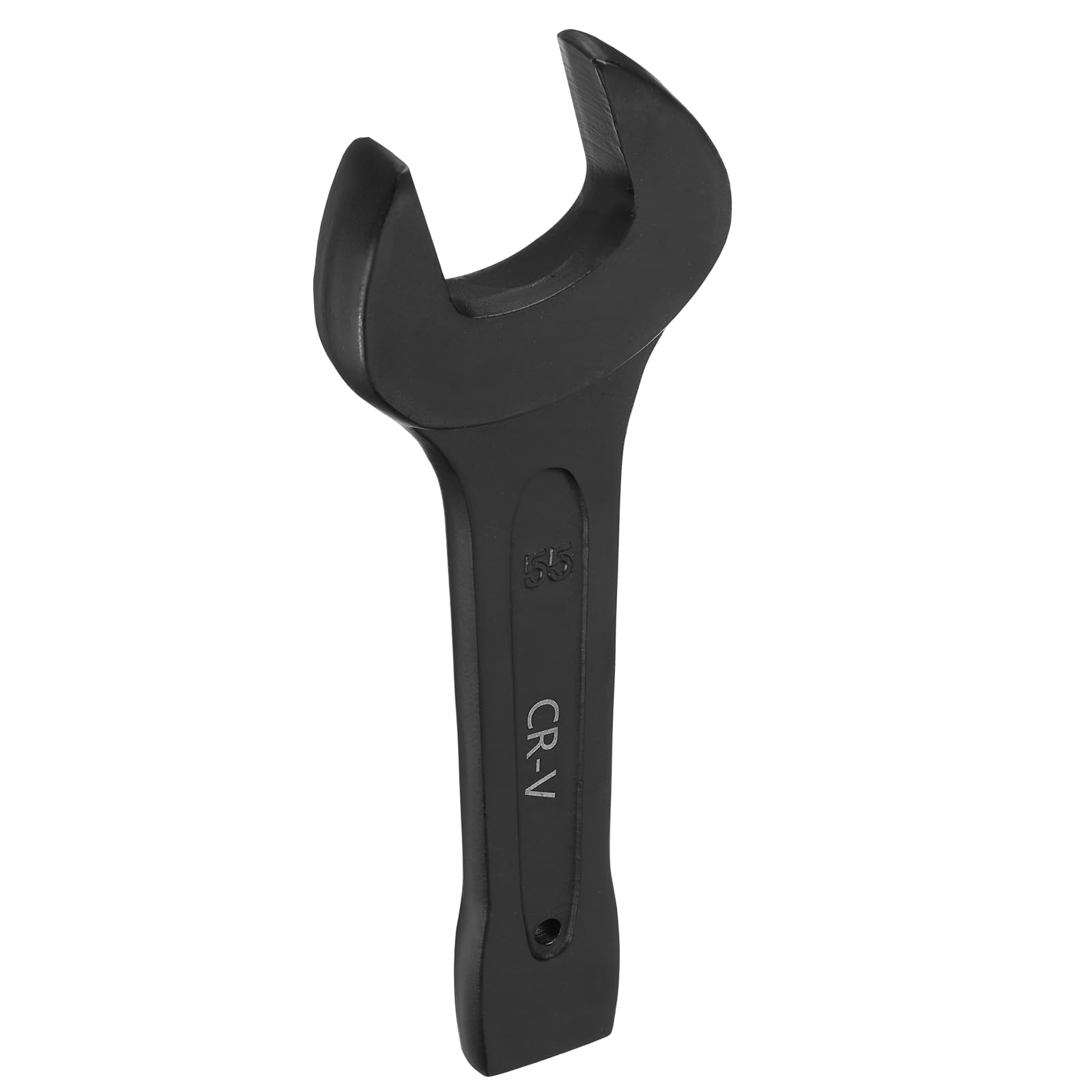 sourcing map Open End Striking Wrench 55mm Metric CR-V Steel Single Open Spanner Baking Paint U Shape Head Wrench Hand Tool for Mechanical Automotive Repair