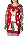 Blizzard Bay Juniors Llama Christmas Tunic Christmas Sweater
