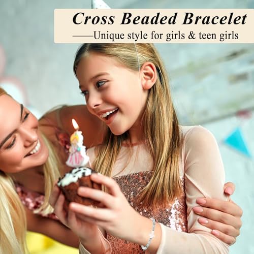 9th, 10th, 11th, 12th, 13th Birthday Gifts for Girls Cross Bracelets Teen Girls Jewelry for Daughter, Granddaughter, Niece4