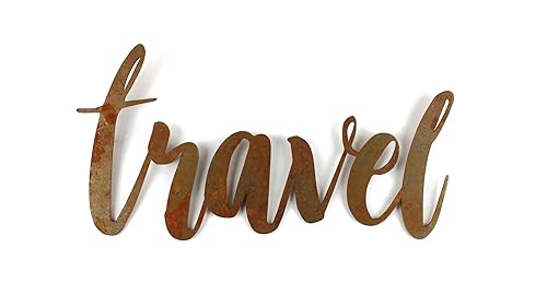 Miniatura 127 de Steel Metal Script Word Art - Various Sizes and Finishes (cheers Small 12.5x6", Raw, Unfinished Steel)