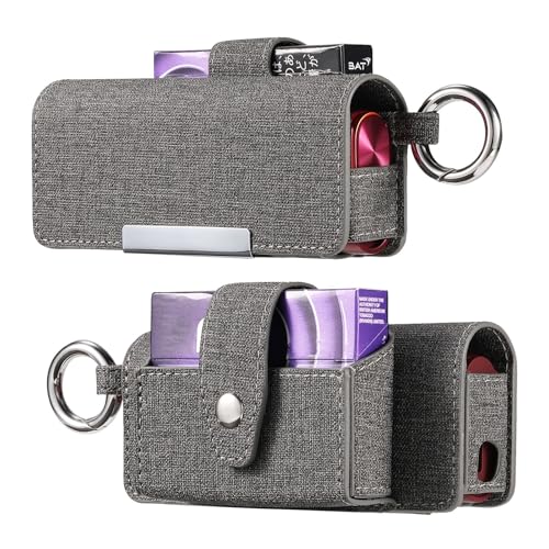 FTADI ���M���V�K���b�g�P�[�X Glo Hilo Plus �ی�P�[�X�Ή��BPU���U�[���B360°�S���ʕی�B�ϏՌ��B�����^�тɕ֗��B (Gray)