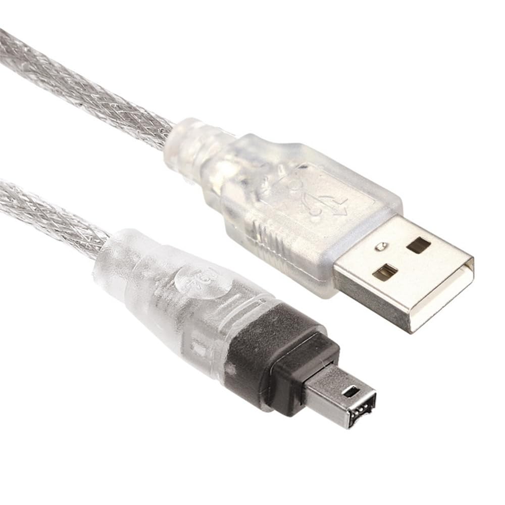 xiwai Cavo adattatore USB a Firewire IEEE 1394 a 4 poli iLink per Sony DCR-TRV75E DV