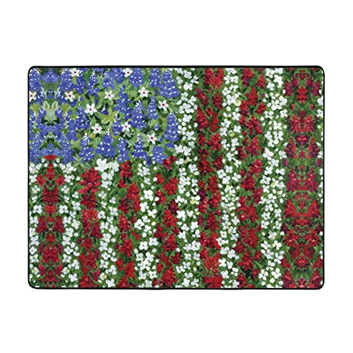 Tapis antidérapant avec bride de fleur et base haute adhérence