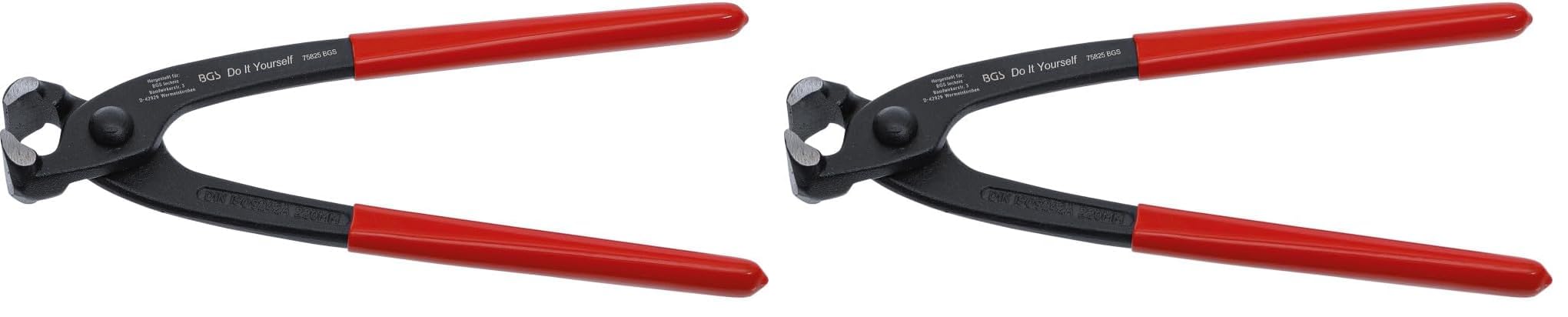 Tenazas para mecánico BGS Diy 75825 DIN ISO 9242A con acabado de alta resistencia de 220 mm