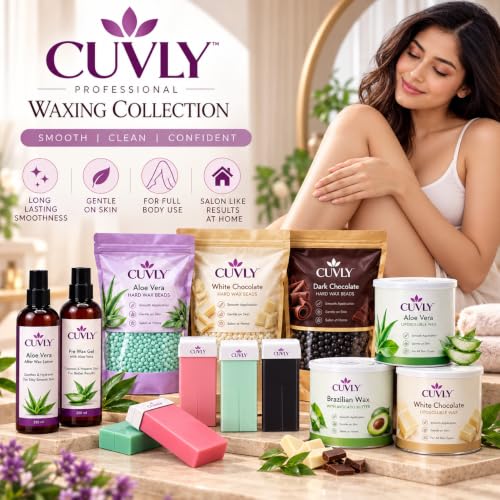 Image of Hair Removal Wax Kit Wax Heater Machine Roll on Hair Removal Wax Kit Wax Heater machine ,Refill Cartridge Strips With Wipes Waxing kit for Women Waxkit (wax Roller Heater Machine Combo)( Pack of 4)