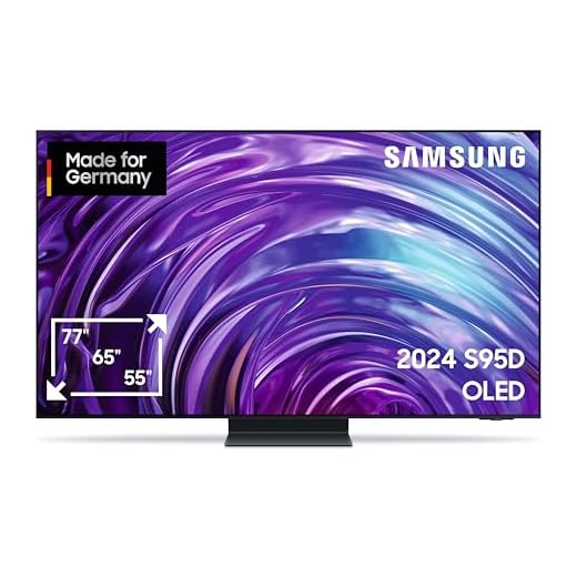 Samsung GQ55S95DATXZG Téléviseur OLED 4K S95D 55" avec processeur Neural Quantum 4K AI Gen2, OLED HDR Pro, OLED Glare free, Smart TV, modèle allemand