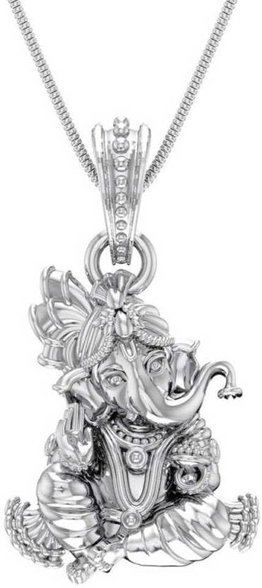 Pendentif Ganesh en argent sterling 925 petit modèle mixte