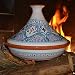 Tajine Bakir turquoise - D 31 cm traditionnel