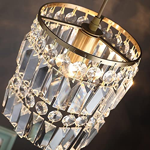 Cristal nordique LED pendentif lumière suspendue pour loft
