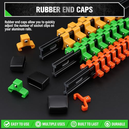 image for SWANLAKE GARDEN TOOLS SWANLAKE 36-Piece Socket Organizer, 1/4-Inch x 1