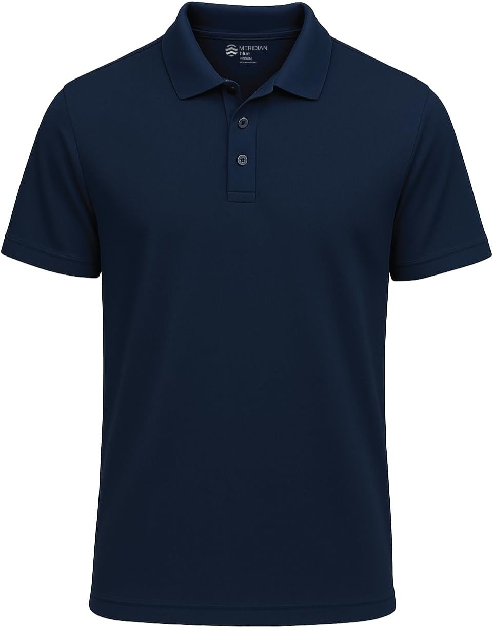 Men's 670 Short Sleeve Polo Shirt with Moisture Wicking and Odor Control.