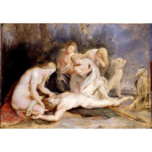 Impression giclée Rubens Vénus deuil Adonis par ARTICULOZY pour salon chic