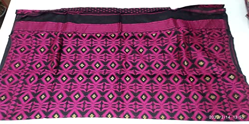 Sari musulmán de algodón suave transpirable de 5.5 metros estilo Phulkari 938c 3