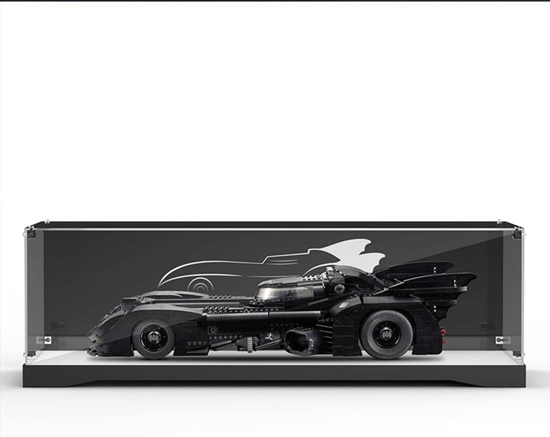 XSHION Acrylic Display Box for Lego 1989 Batmobile 76139 Car Building Kit, Showcase Compatible with Lego 76139 Building Blocks Model, No Lego Set (0P011SO83511SJS82WHFVU)