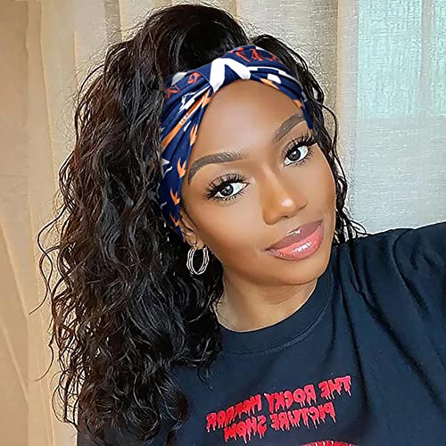 Huachi Wide Headbands For Women Boho Workout Head Bands For Women’s Hair African Knotted Non Slip Headwrap Turban Sport Yoga Girls Bandeau Hair Accessories (Pack Of 4) #TOP3