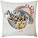 LXZS Mixtes Housses de Coussin Lin Imprimé Figures géométrique Doux Carré Zip démontable Lavables pour la Maison Taies d'oreillers décoratives,Cadeau de Valentine's Day