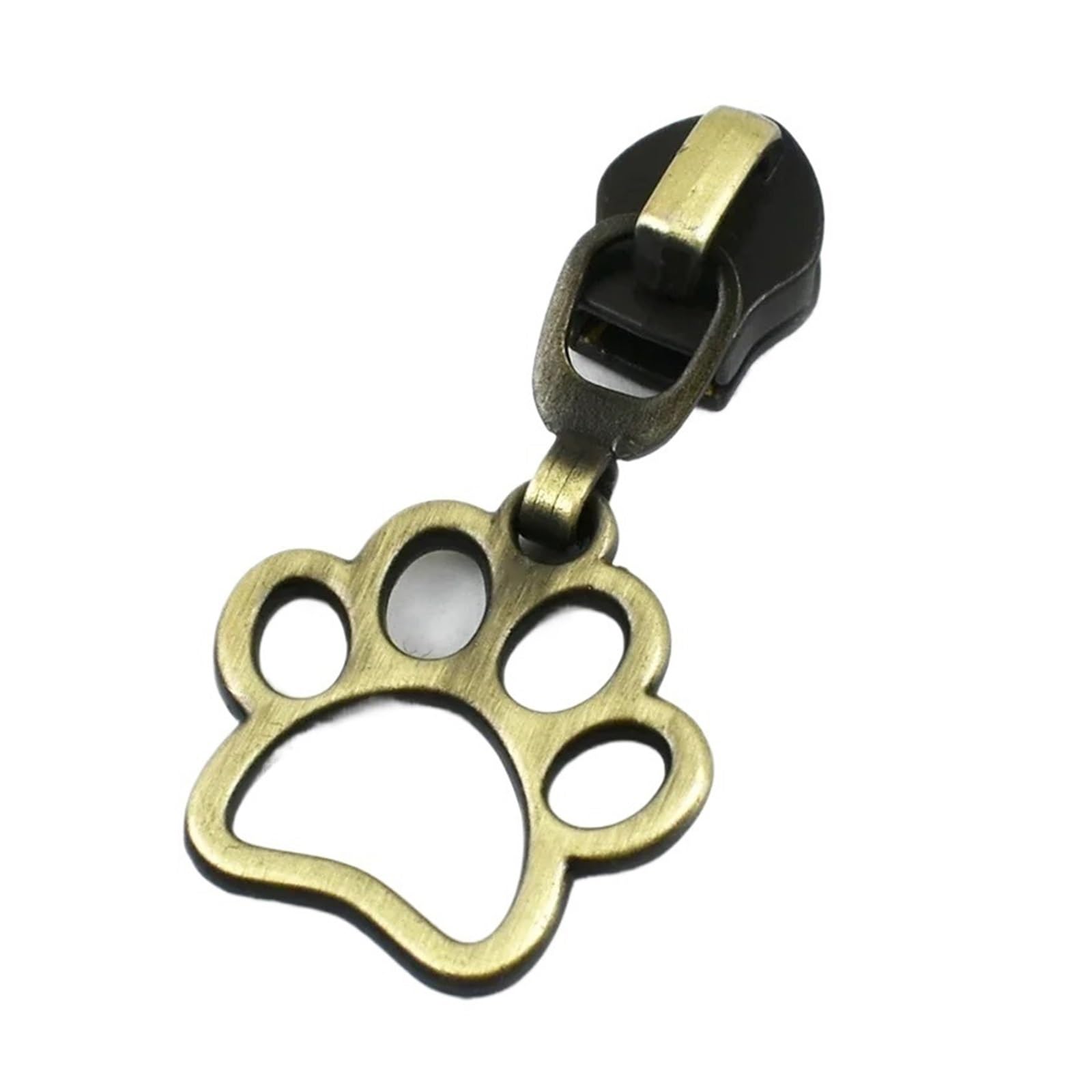 10 Cursori for Cerniere 5# for Borse for Indumenti Con In Nylon, Sostituiscono I Kit Di Riparazione Della Testa Dell'estrattore Accessori Hardware Fai Da Te(XP069-Brass)