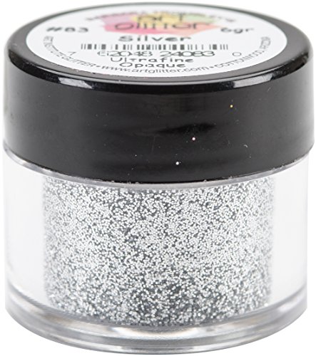 Art Institute Glitter 008 Ultrafine, Polyester, Argent, 3,81 x 3,81 x 3,81 cm Cover