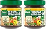 Knorr Gemüse Bouillon im Glas mit vollem Geschmack und mit natürlichen Zutaten 136 g...