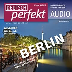 Page de couverture de Deutsch perfekt Audio - Ausgehen im Sommer. 8/2011