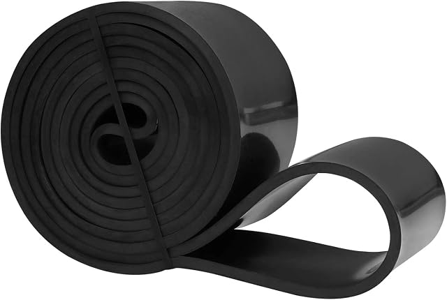 Amazon Brand - Umi - Resistance Bands Exercise Workout Bands for CrossFit Powerlifting Yoga Stretch Mobility Assisted Pull Up Band for Men and Women - SINGLE band or SET