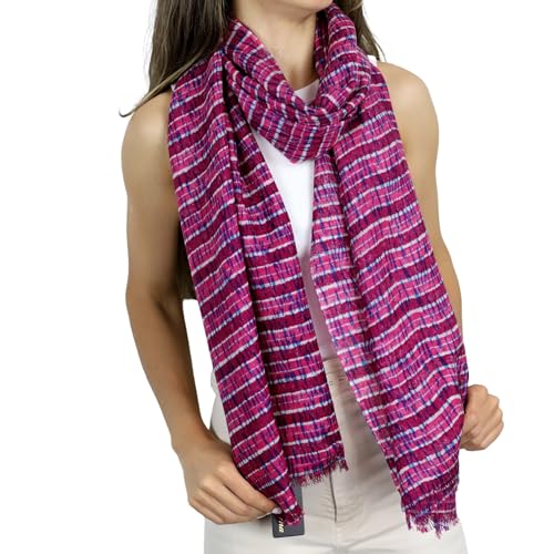 womens La Fiorentina 100% Wool Tie Dye Light Pring Scarf