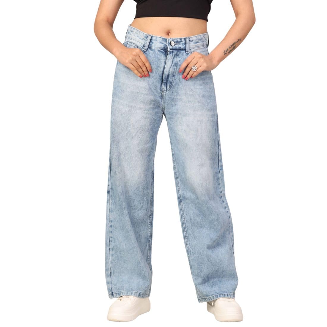 burani Women's Denim Jeans | Cotton | Slim Fit | Non-Stretchable, Durable & Comfortable | Multiple in Dark & Light Shades-picture-43