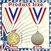 Remuuly 30 Pcs 30/60/100 Pcs Super Star Award Medals Hero Stuent Medals Bulk 2'' Gold Award Medallion with Neck Ribbon Metal Trophy Prize Gifts for Competition Party Favor Supplies (You're A Star)