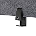 Clamp-On Acoustic Desk Divider, Table Mounted Privacy Panel Sound Proof Dividers - 2 x Long Panel - 47.25x16In + 4X Short Panel - 23.6x16In Library & Office Furniture Partition