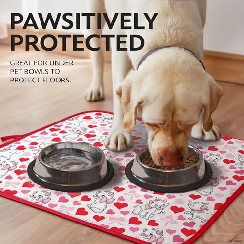 Image of Disney Aristocats Dish Drying Mat for Kitchen Counter, 2-Pack, 16 inchx18 inch