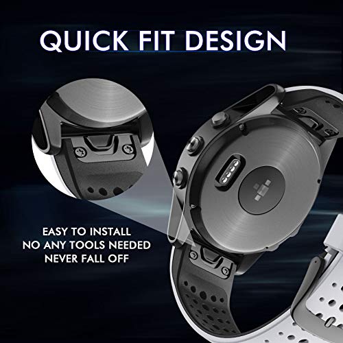Image of NotoCity Fenix 6 /Fenix 6 Pro 22mm Width Band for Garmin Fenix 6 /Fenix 5 /Fenix 5 Plus /Fenix 6 /Fenix 6 Pro /Fenix 7 /Forerunner 935 /Forerunner 945 /Approach S60 /Quatix 5