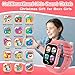 Kids Smart Watches Girls Age 6-12, 26 Games Touchscreen Kids Watch with Video Camera Music Player Learning Cards Audiostory Flashlight 12/24 hr Educational Toys Birthday Gifts for Girls Ages 6 7 8