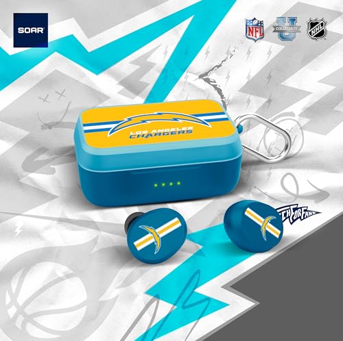 Image of SOAR NFL Wireless Sport Earbuds: Comfortable Fit & Convenient Charging