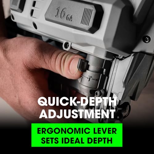 Image of FLEX 24V Brushless Cordless 16 Gauge Straight Finish Nailer Kit, Zero Ramp-up, Heavy Duty Decorative Trim, Drives 3 /4 inch to 2-1 /2 inch, Lightweight w / 2.5Ah Battery & 160W Fast Charger - FX4321-1A